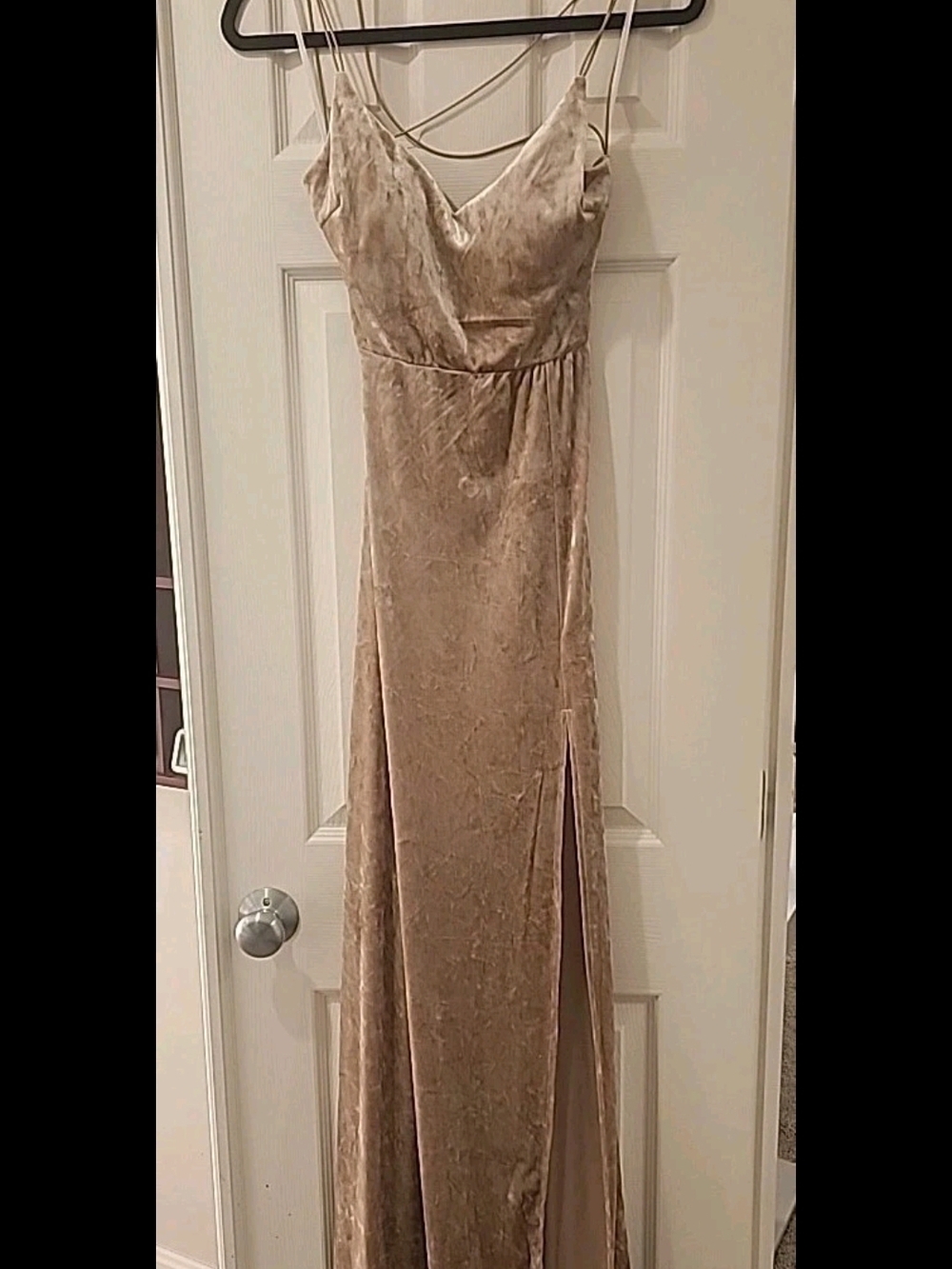 Windsor Velvet Strappy Maxi Formal Dress Size Small NWT
